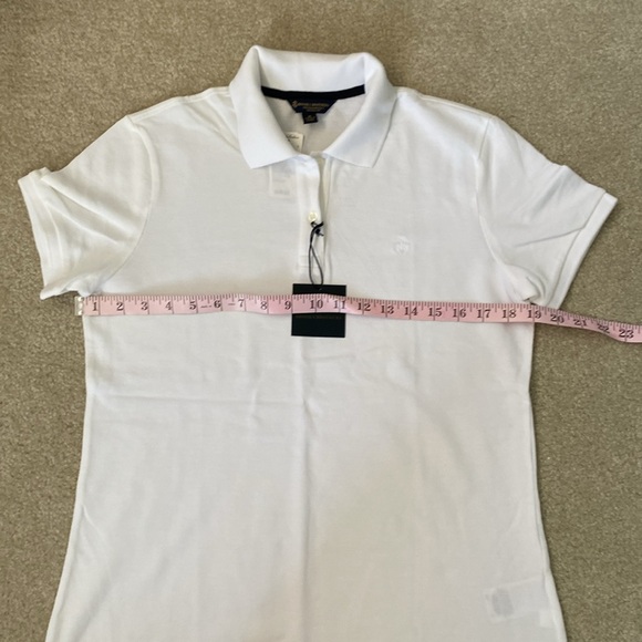 Brooks Brothers performance polo, original fit.  color white size medium NWT - Picture 2 of 5
